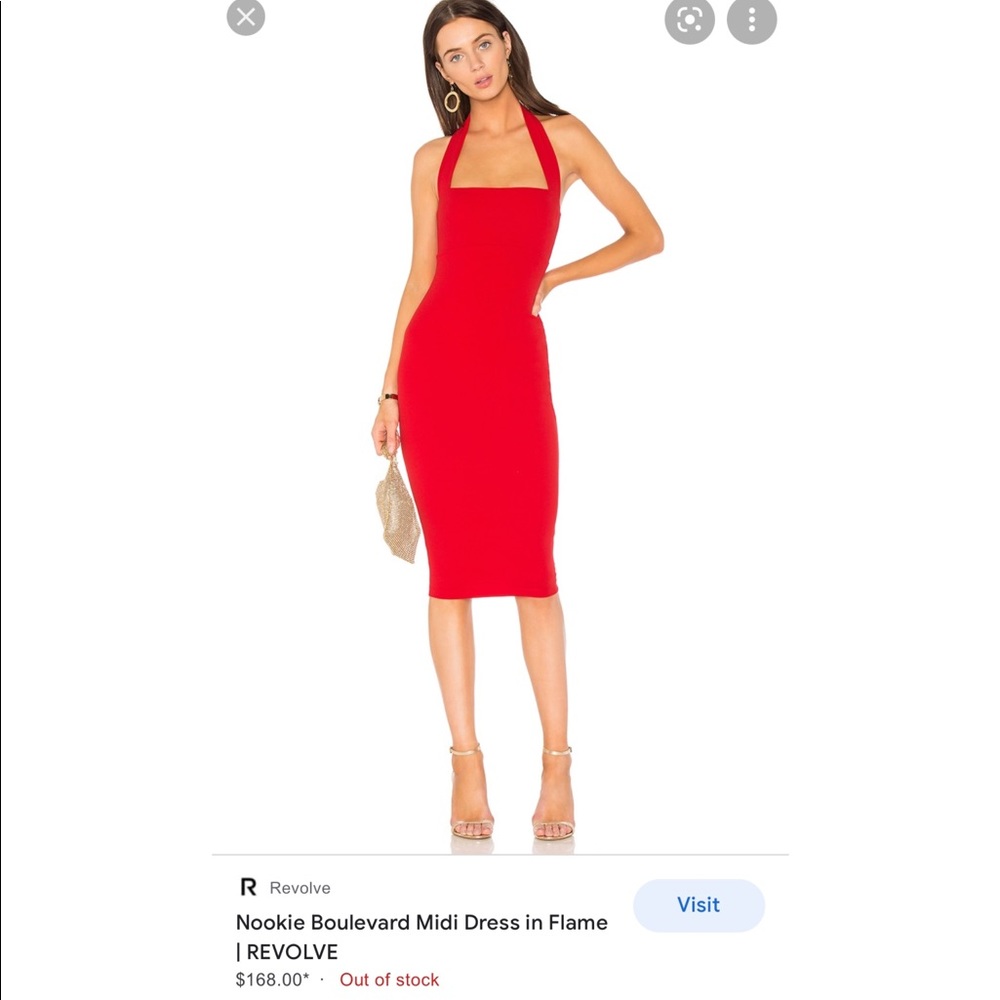 Red dress